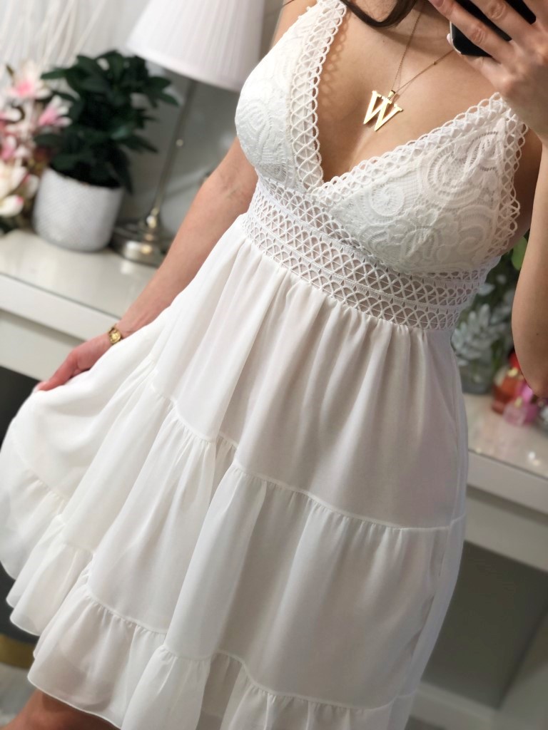 sukienka biała