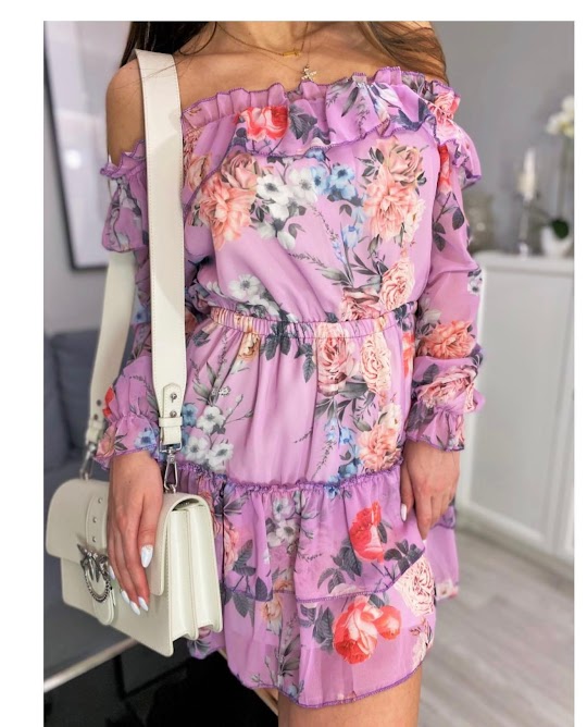 sukienka w kwiaty butik online kraków warszawa